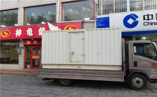 可克达拉出租发电机施工案例